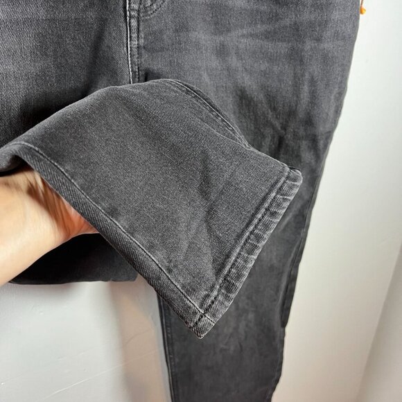 Lauren Ralph Lauren Petite Mid-Rise Tapered Jeans - Sz 8 PETITE Deep Black - Picture 5 of 12